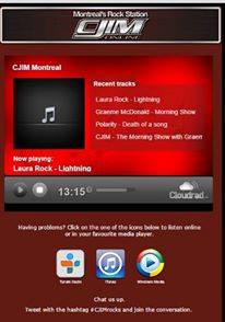 Image. Screenshot of CJIM app selecting Lightning
