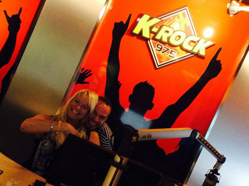 Photo. LRock at K-ROCK, August 2014